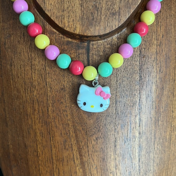Hello Kitty Jewelry Fun Hello Kitty Beads Necklace Poshmark